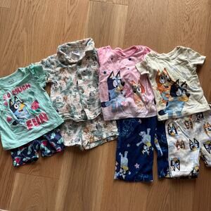 Little Girls Bluey Clothing Budle 3T